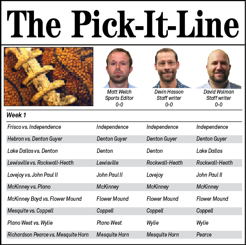 Pick It Line Week 1